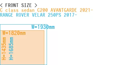 #C class sedan C200 AVANTGARDE 2021- + RANGE ROVER VELAR 250PS 2017-